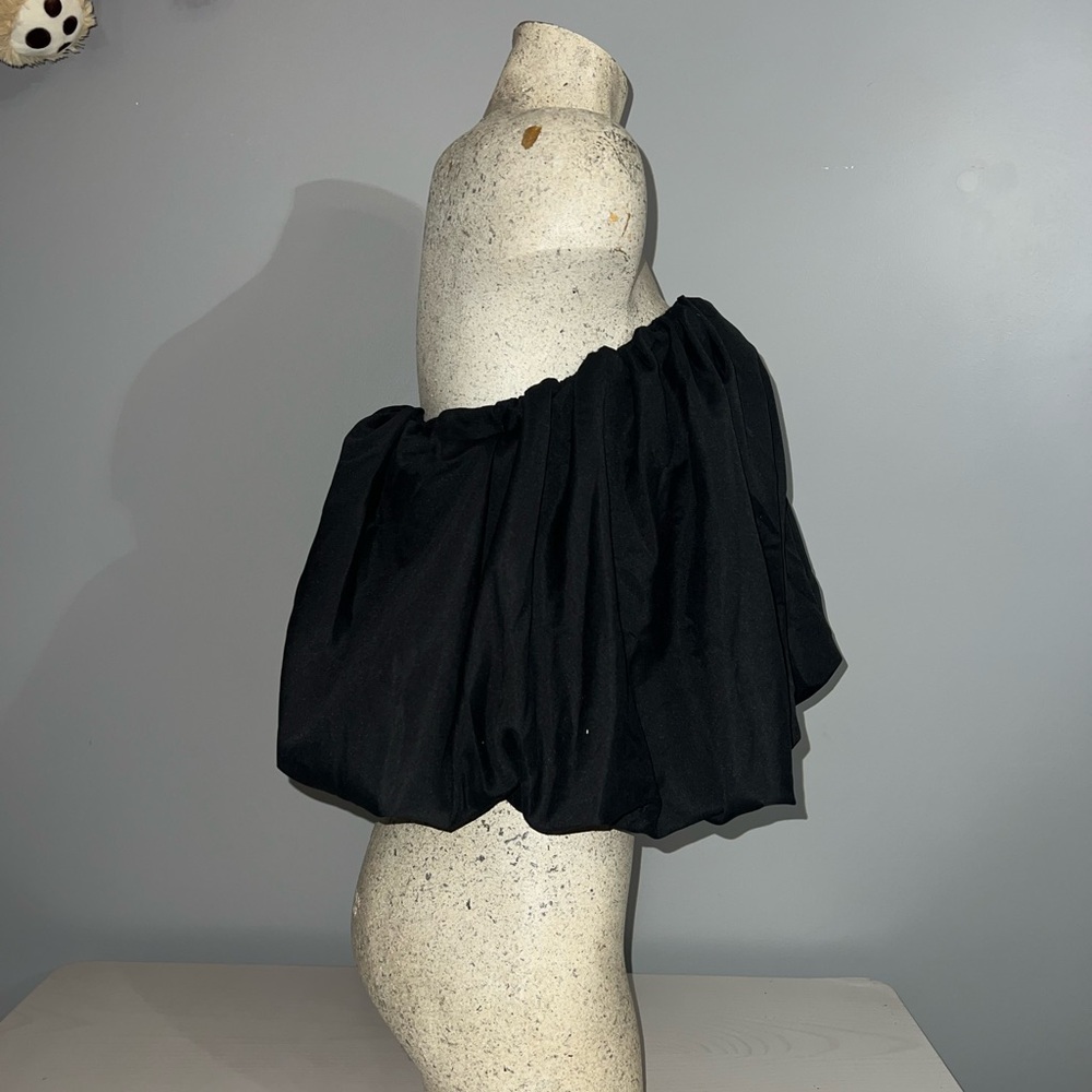 NWOT Black bubble top/skirt small medium - Picture 5 of 6